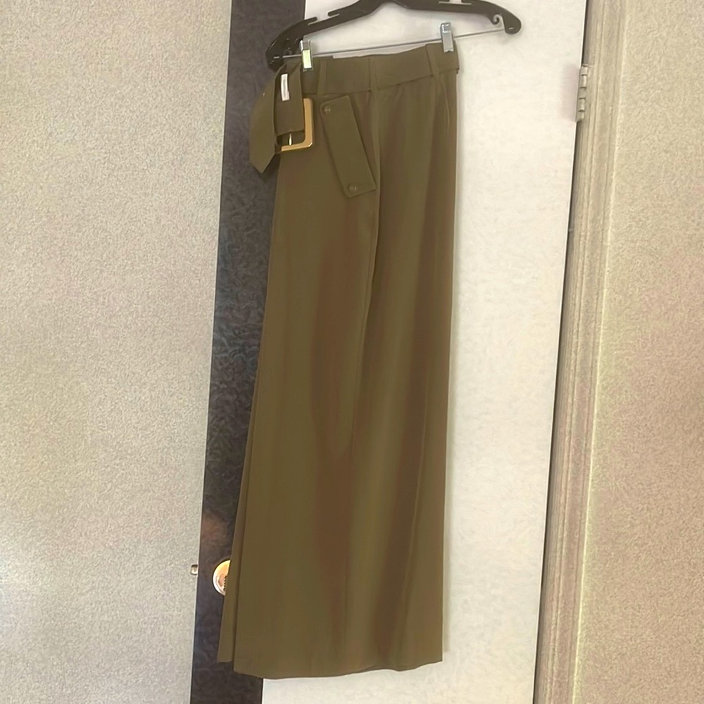 Silk wide leg women’s pant